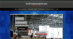 Desktop Screenshot of portabanners.mx